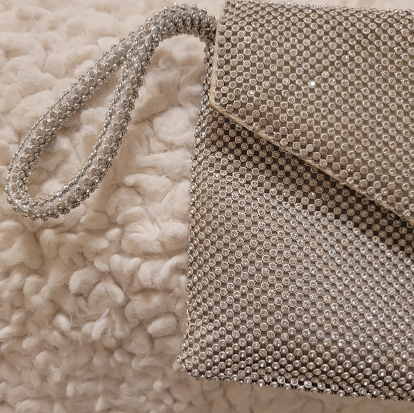 SEQUIN HANDBAG WITH STRAP - Picture 2 of 4